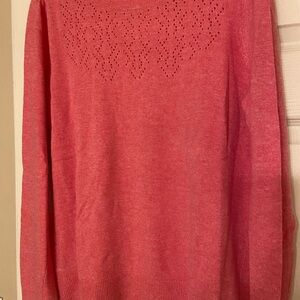 NWT LOFT Pink Crew Neck Sweater